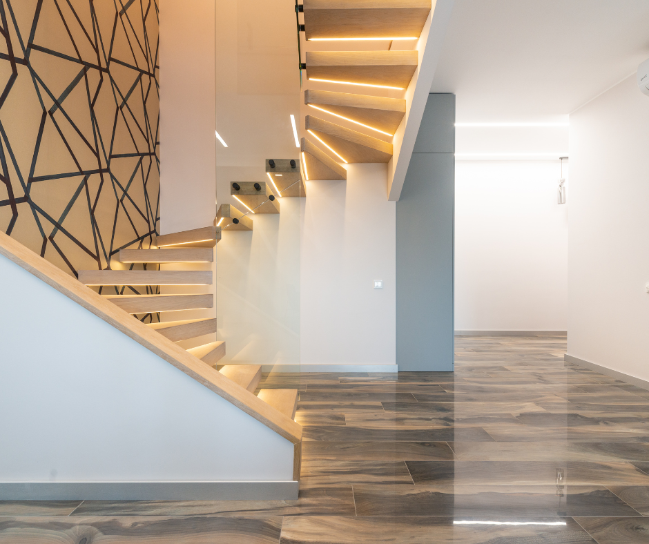 Custom Floating Stairs